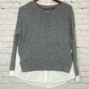 The Loft Women’s Grey Long Sleeve Top Size Medium